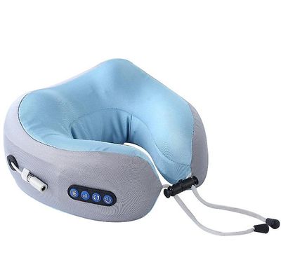 Handuo Genopladelig Smart Neck Massager Travel Sleep Elektrisk Massage Pillow blå