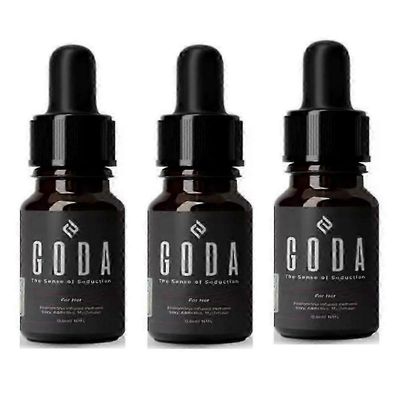 3X GODA for his feromonihajuvesi naisille, pitkäkestoinen jasmiinilla ja ruusulla