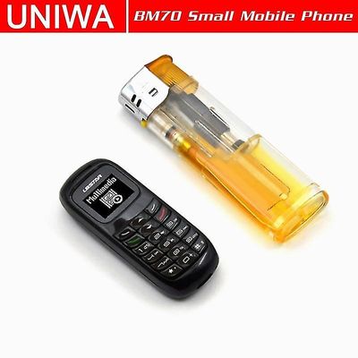 POTATO Uniwa Mini Mobiltelefon L8star Bm70 Trådlös Bluetooth Hörlurar Mobiltelefon Gsm Olåst telefon