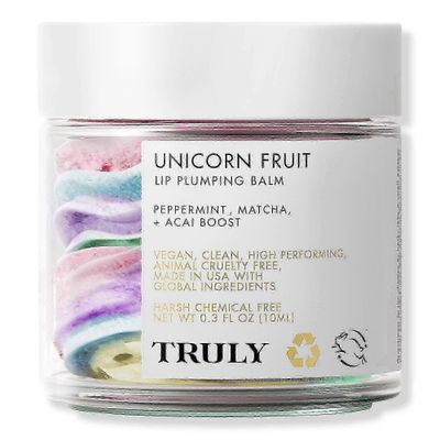 Truly Virkelig enhjørning frukt leppe plumping balsam, 0.3 oz