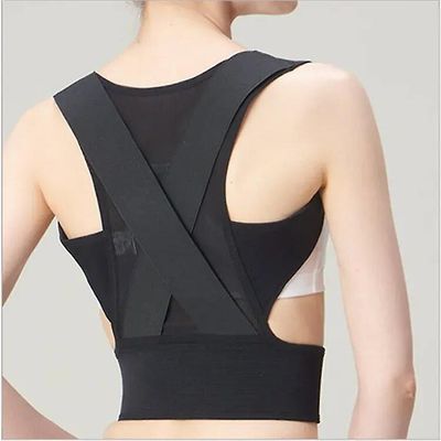 Back Care Medisinsk kragebenstilling Korrigerer Voksne barn Ryggstøttebelte Korsett Ortopedisk spenne Skulder CorrectBack &; Lumbal Support Puter S...