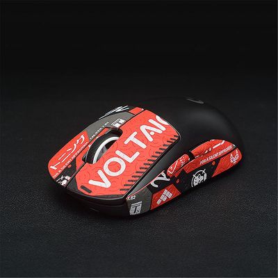 Lingjia Diy Mouse Side Klistremerker Svette For Logitech G Pro W og G Pro X Superlight Mouse Rød