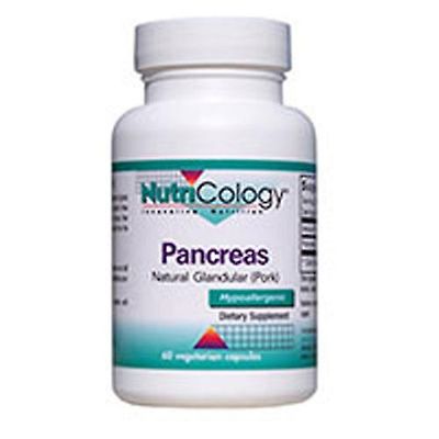 Nutricology/ Allergiatutkimusryhmä Haima Luonnollinen rauhas - Sianliha, 60 korkkia (4 kpl pakkaus)