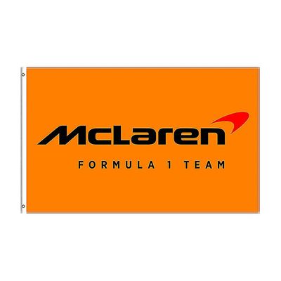 3x5 Ft Mclaren Car Flag polyesteripainettu autourheilubanneri sisustukseen C 120 x 180cm