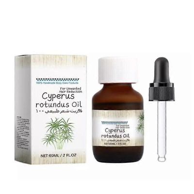 Puhdas Cyperus Rotundus -öljy karvanpoistoon, punoituksen vähentämiseen, kainaloihin, jalkoihin, käsivarsiin, vartalokarvojen kasvun estäjään, kaun...