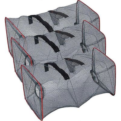 3kpl ulkorapuloukku kannettava hummerisyöttiloukku kokoontaitettava rapuvalettu verkko Kuten 46X22cm