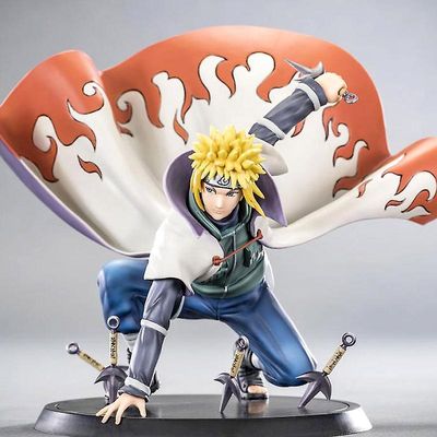 Unbrand Samlinger Anime Figur Leketøy Namikaze Minato Figurine Statuer Garasje Kit Flerfarget one size