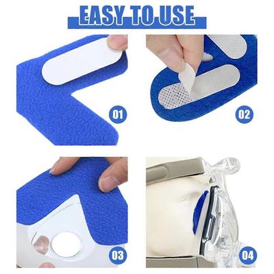 5 kpl nenätyyny CPAP-naamiolle CPAP-nenätyyny CPAP-koneelle Estä nenäsillan arkuus Ihon punainen Sininen