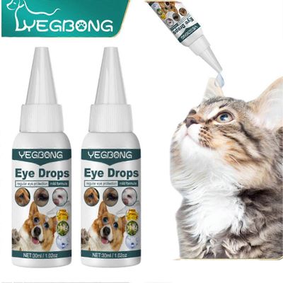 1-3X silmätippa kissan koiran hoitoon vanhusten keratiitti poistaa kyyneltahrat helpottaa kuivasilmäisyyden kutinaa kaihihoito lemmikkieläinten sil...