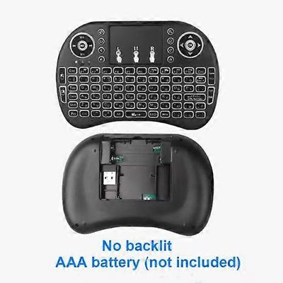 i8 Mini Keyboard 2.4GHz langaton näppäimistö 3 väri taustavalaistu englanti Venäläinen ilmahiiri kosketuslevyn kaukosäätimellä PC-kannettavalle