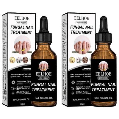 Kynsienineste harmaille kynsille Epätasaiset värit Kynsi, Nopeasti imeytyvä kynsiä vahvistava neste, Miehille Naisille 30ml 2pcs