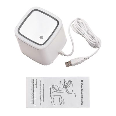 Qr Viivakoodinlukija Platform Hands-free Usb Langallinen Viivakoodinlukija Cmos Image Sensor Desktop Scanner Suuri Skannaus Ikkuna