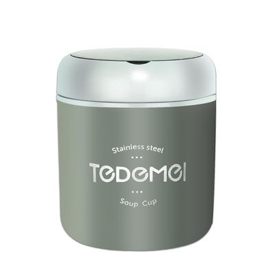 Termisk isoleret udendørs rejse madkasse lækker mad container bento rustfrit stål (grøn) 302