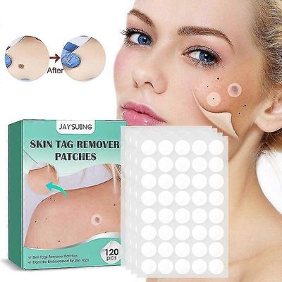 120kpl Skin Tag Remover Patch Syylähoitotarrat Quick Absorb Kipsin hoito Yksivärinen one size