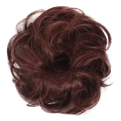 Lett å bruke Stilig hår Scrunchies Naturlig rotete Curly Bun Hair Extension Xinda 24