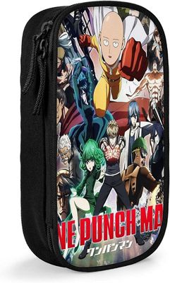 Kerota ONE-Punch Man Anime Penaali sopii kouluikäisille, tytöille, pojille, miehille ja naisille-musta SAOE009024 VÄRI One Size