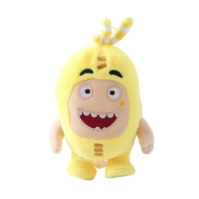 Plysj Oddbods Cartoon Leker Dukker Soft Cute Pogo Nye 18cm Bobler Jeff Toy Gul