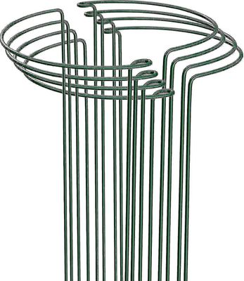 8 Pack 2540cm Plant Support Stakes, Metal Garden Plant Stakes, Half Round Plant Support Ring Cage For Peonies Monstera Hortensiaer Roses Sedum Ve
