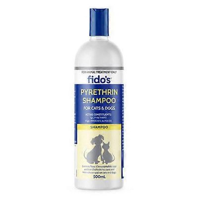 Korkealaatuinen Fido-koiran ja kissan pyretriinishampoo 500mL