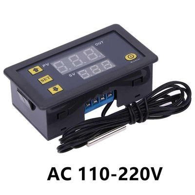 W3230 mini digital temperatur controller 12v 24v 220v termostat regulator opvarmning kølestyring termoregulerer med sensor Ac 110v-220v