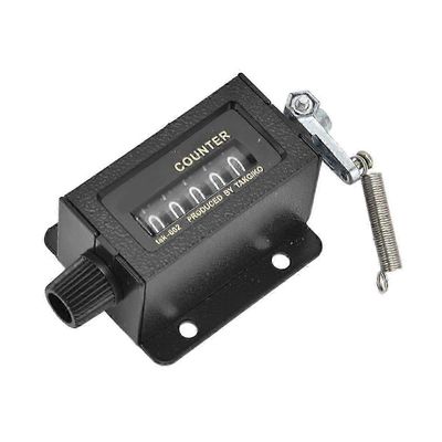 Käsilaskuri, 5-numeroinen numeromäärän napsautus, kädessä pidettävä mekaaninen napsautuslaskuri kertymiseen ja uudelleen Kuten