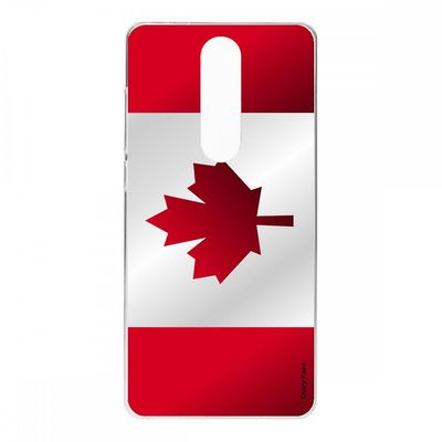 Crazy Kase Hull For Xiaomi Redmi 8 I Soft Silikone, canadiske Flag