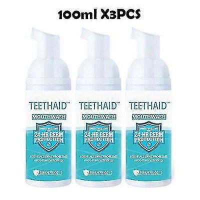 3 pulloa 100Ml Hammasapu Suuvesi Hammaskiven poisto Hampaiden valkaisu Suun haavaumien parantaminen Pahanhajuisen hengityksen poistaminen Karieksen...