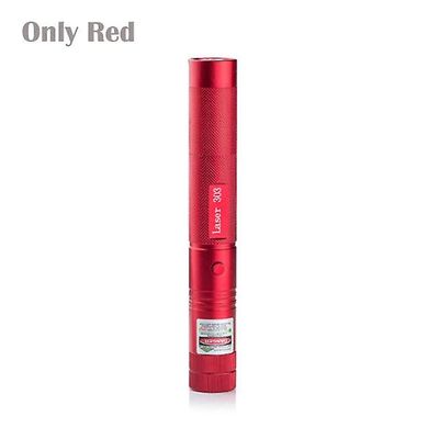 Rød jagt 10000m 532nm Grøn Laser Sight Pointer Højde kraftfuld justerbar fokus 303 Ingen oplader batteri høj kvalitet
