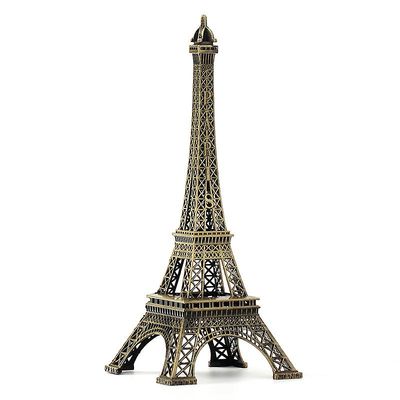 Dawnell Eiffeltårnet Retro Europeisk Paris Smijern Metall Modell Desk Ornamenter