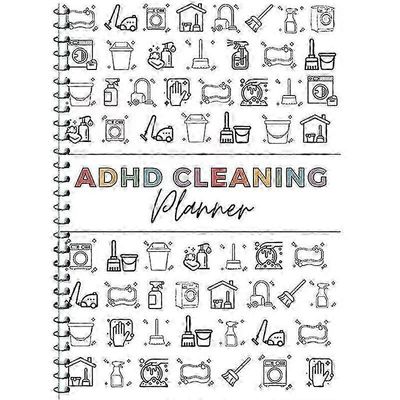 ADHD Cleaning Planner Bundle Kotitalouksien siivousaikataulu ja tarkistuslistan hallinta