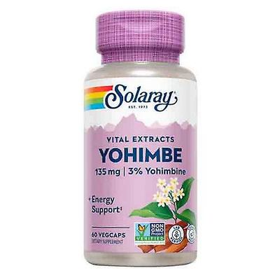 Solaray Yohimbe -uute, 135 mg, 60 kapselia (6 kpl pakkaus)