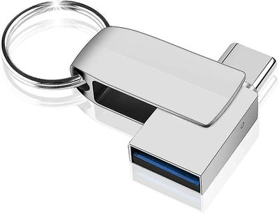 Elsavct Usb Stick 32gb, 2-i-1 Usb C Stick (usb 3.0 + Type C) Minnepinne Otg Minne