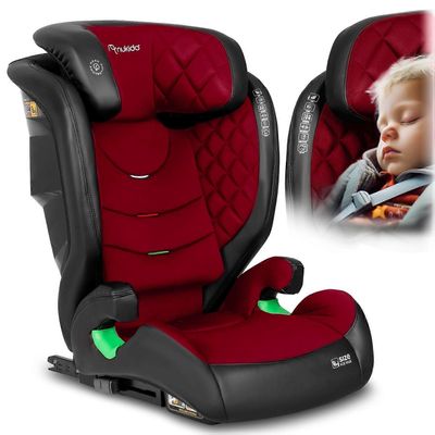 Turvaistuin Nukido Louis musta/punainen 15-36 kg ISOFIX