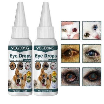 Kuivat tai turvonneet silmät kaikilla lemmikeillä 100% luonnolliset antibakteeriset silmätipat koirille ja kissan silmätipat Antifungaalinen kissan...