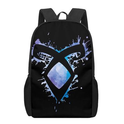 Redkid Shadowhunters 3D-tulostuskirjalaukut Takaisin koululaukkuun Setti pojille Tytöt Lasten reppu Tyylikäs Alkeis-suurikapasiteettinen reppu 6