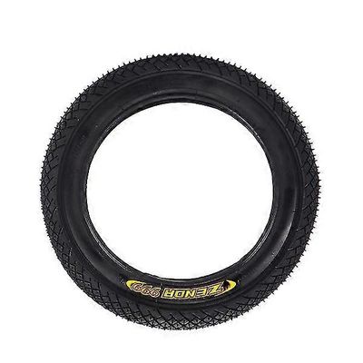 Professional 12x2.125 Kids Balance Bike Tire Sakeuttava ulkorengas bike racing (satunnainen kuvio) Musta