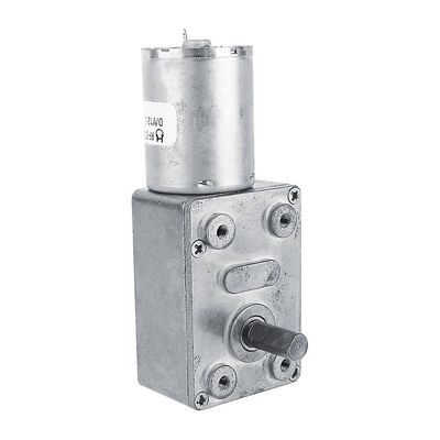 Linkrunning DC 12V elektrisk motor reversibel reduktion turbine snekkegearkasse med højt drejningsmoment til vinduer, døråbnere (6 omdr./min.)