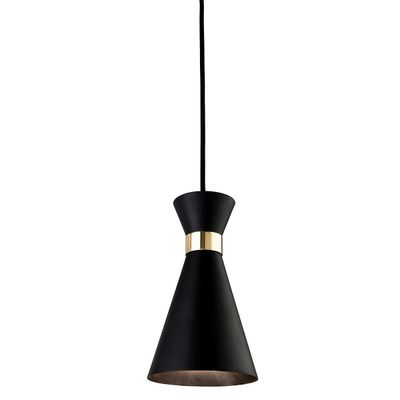 Firstlight Lighting Ohio 1 Lys loft vedhæng Sort, Messing, E27