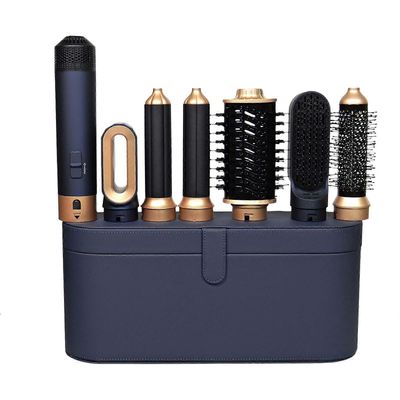 Kuumailmaharja nopeasti kuivuva 6 in 1 muotoilusetti föönaukseen kampaus curling Monivärinen storage box 37cmx17cmx11cm