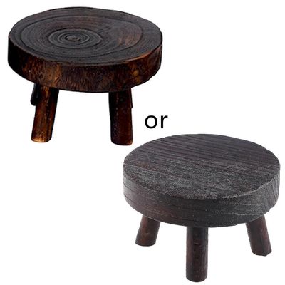 Puu Matala jakkara Massiivipuu Pieni penkkiin Kotitalouksien olohuone Helppokäyttöinen Lapsi Tummanruskea S