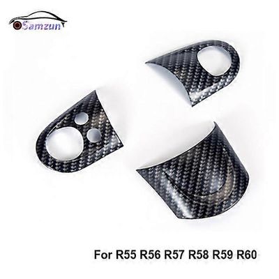 Auton sisustus Mini Cooper R56 R55 R60 Countryman R57 R58 Ohjauspyörä Keskikansipaneeli Painike Muotoilutarra Auton sisustustarvikkeetAjoneuvo D Hi...