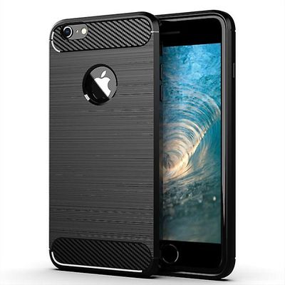 AIR Holdbart soft protective shell-etui til Apple iPhone 6S Plus - Sort