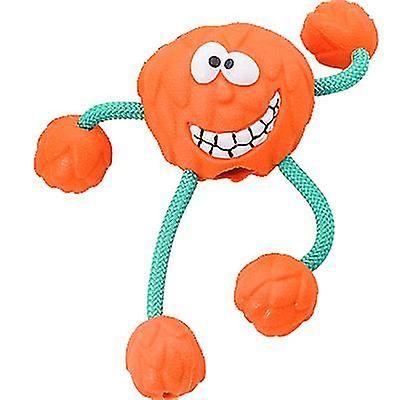 Hund Molar Interaktiv Reb Ball Legetøj orange