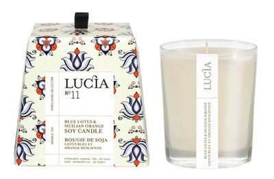 Pureliving Lucia - Votive Candle De Soja (20 Timer)-grønn Oransje & Eik Moss