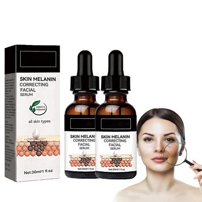 Melanin korrigerende ansiktsserum, mørk flekkkorrigerer daglig ansiktsserum, melaninkorrigerende serum 2 stk.