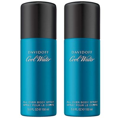 2 Stück Davidoff Cool Water Body Spray 150ml