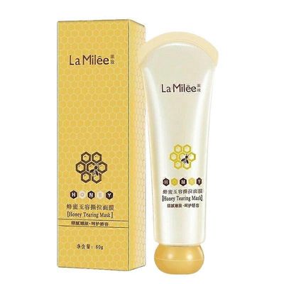 Uusi hunajaa repivä naamio Kuori naamio Öljynhallinta Mustapäiden poistoaine Kuori kuollut iho Puhdista huokoset Kutista kasvohoito Kasvojen ihonhoito