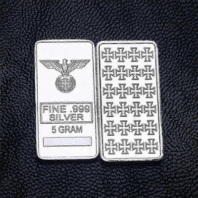 1 unssi Australia Silver Bar Silver Ei keräilijää 5g risti