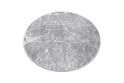 RugsX Moderne MEFE tæppe Circle 2783 Marble - strukturelle to niveauer af fleecegrå grå circle 120 cm