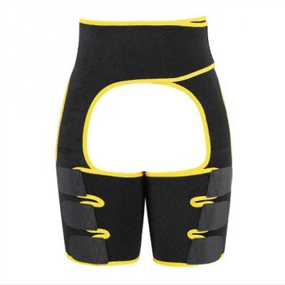 Suren Fitness Waist Træner Sport Bælte Justerbar Elastisk Talje RygStøtte Bælte Neopren Slankende Style2-Gul L-XL